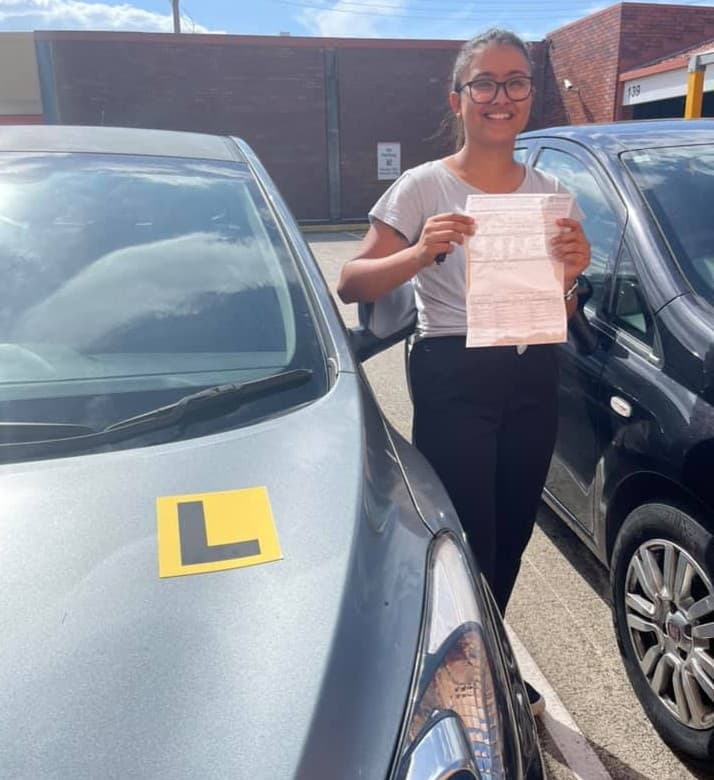 Confident student driver learning with EZY N SAFE certified instructors in Brisbane