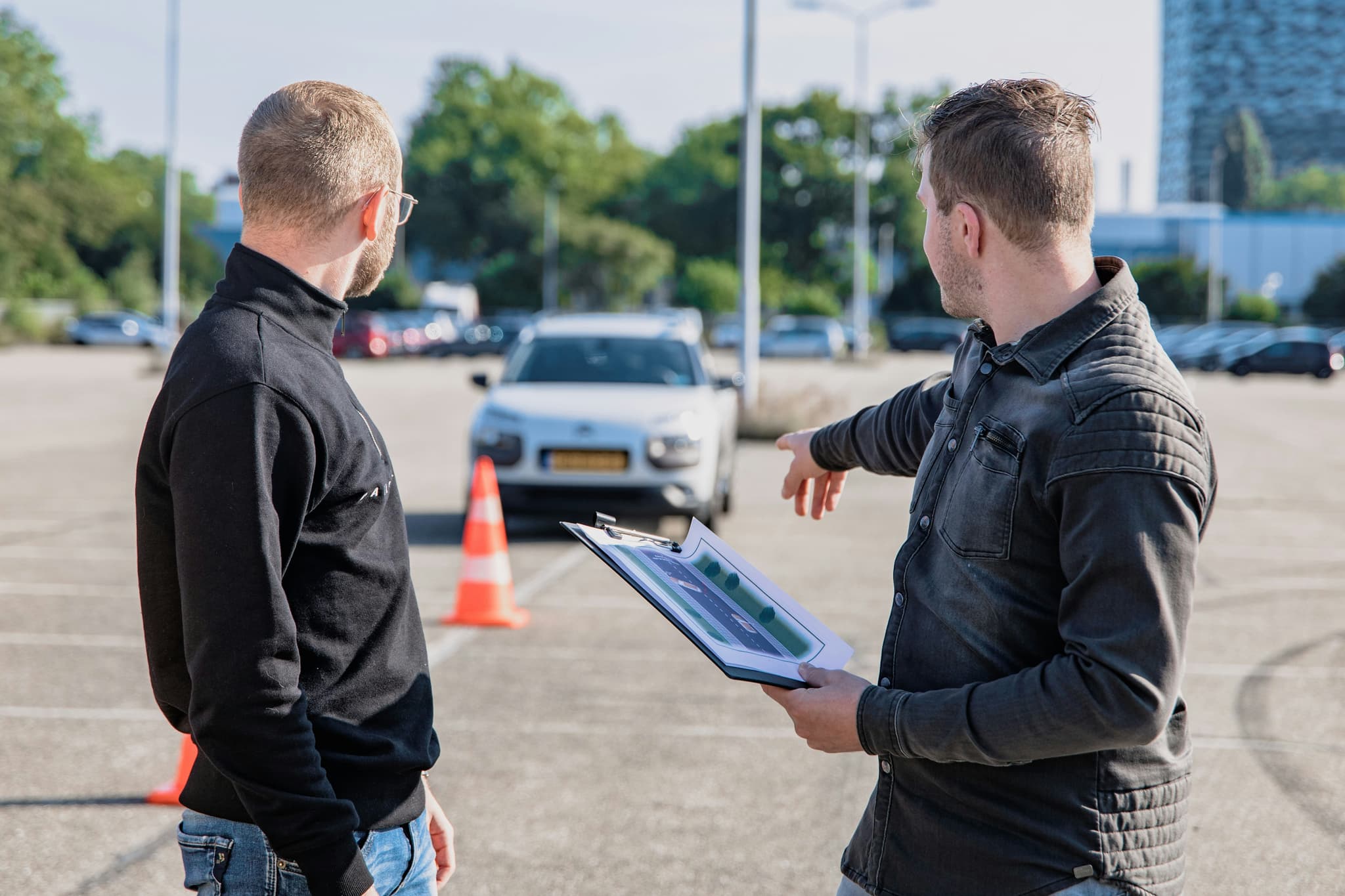 EZY N SAFE driving instructor teaching a student in a dual control car - Professional driving lessons in Capalaba